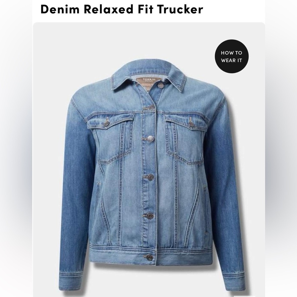00 TORRID RELAX FIT DENIM JACKET